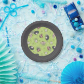 カブトムシ |かわいいチビ（小さくかわいく書いた感じ）トスパターン ペーパープレート (パーティー)