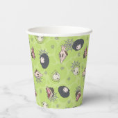 カブトムシ |かわいいチビ(小さくかわいく書いた感じ)トスパターン 紙コップ (裏面)