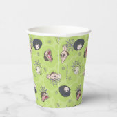 カブトムシ |かわいいチビ(小さくかわいく書いた感じ)トスパターン 紙コップ (右)