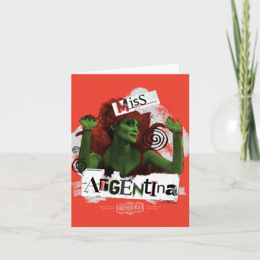 カブトムシ |アルゼンチ恋しく思ン ノートカード (正面)