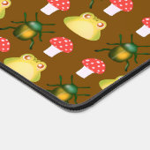カブトムシ、カエル、キノコ デスクマット (コーナー)