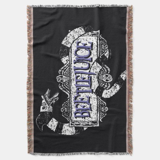 カブトムシ |カブトムシのロゴに巻き込まれたサンミズ スローブランケット (正面縦)