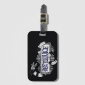 カブトムシ |カブトムシのロゴに巻き込まれたサンミズ ラゲッジタグ (正面縦)