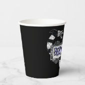 カブトムシ |カブトムシのロゴに巻き込まれたサンミズ 紙コップ (正面)