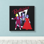 カブトムシ |カブトムジュース&リディア結婚ズ キャンバスプリント (インサイチュ (ウッドフロア))