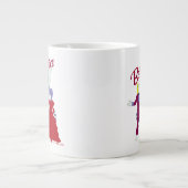 カブトムシ |カブトムジュース&リディア結婚ズ ジャンボコーヒーマグカップ (正面)