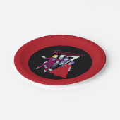 カブトムシ |カブトムジュース&リディア結婚ズ ペーパープレート (アングル)