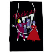 カブトムシ |カブトムジュース&リディア結婚ズ ミディアムペーパーバッグ (正面)