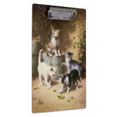 カブトムシ、カールReichertと遊んでいる子ネコ クリップボード (右)