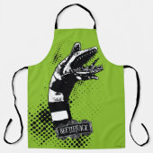 カブトムシ |サンドワームイラストレーション エプロン (正面)