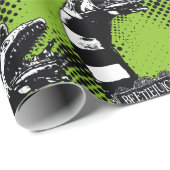 カブトムシ |サンドワームイラストレーション ラッピングペーパー (ロールコーナー)