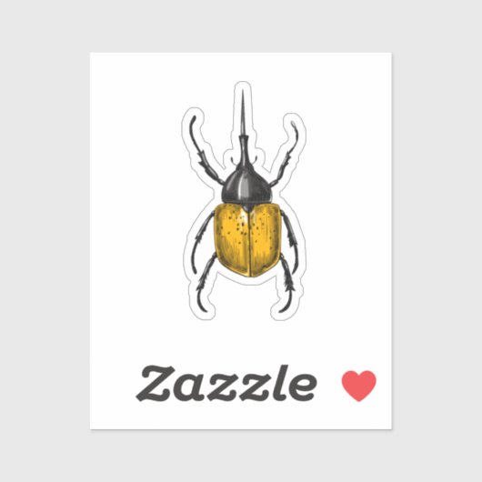 カブトムシ シール (シート)