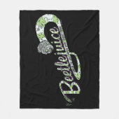 カブトムシ |ジュースをオンにする フリースブランケット (正面)