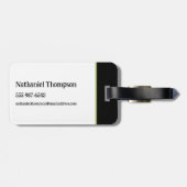 カブトムシ |ジュースをオンにする ラゲッジタグ (裏面横)