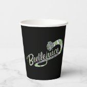 カブトムシ |ジュースをオンにする 紙コップ (裏面)