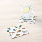 カブトムシ スクエアペーパーコースター (インサイチュ)