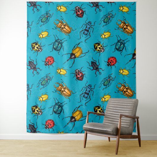 カブトムシ タペストリー (インサイチュ)