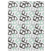 カブトムシ |チビ（小さくかわいく書いた感じ）リディア幽霊写真 クリップボード (裏面)