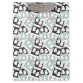 カブトムシ |チビ（小さくかわいく書いた感じ）リディア幽霊写真 クリップボード (正面)