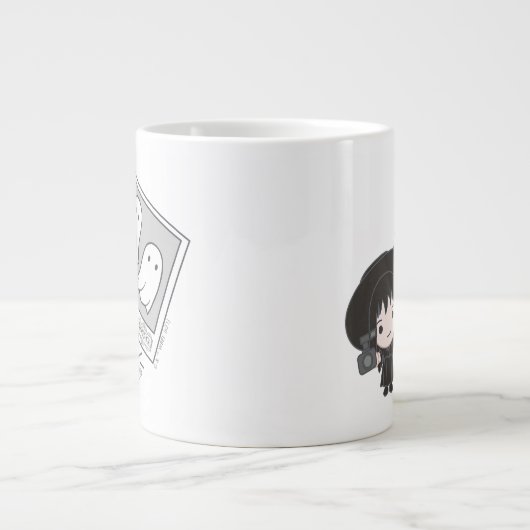 カブトムシ |チビ(小さくかわいく書いた感じ)リディア幽霊写真 ジャンボコーヒーマグカップ (正面)