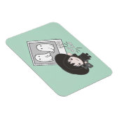 カブトムシ |チビ（小さくかわいく書いた感じ）リディア幽霊写真 マグネット (右側)