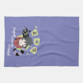 カブトムシ |チビ(小さくかわいく書いた感じ)リディア「奇妙で珍しい」 キッチンタオル (横)