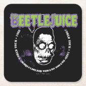 カブトムシ ハリー・ザ・ハンターが縮んだ頭 スクエアペーパーコースター (正面)