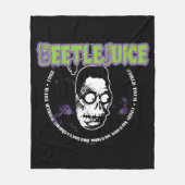 カブトムシ ハリー・ザ・ハンターが縮んだ頭 フリースブランケット (正面)