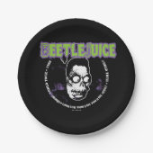 カブトムシ ハリー・ザ・ハンターが縮んだ頭 ペーパープレート (正面)