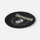 カブトムシ ハリー・ザ・ハンターが縮んだ頭 ペーパープレート (アングル)