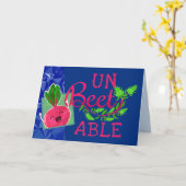 カブトムシ – パニーガーデン カード (黄色い花)