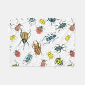 カブトムシ フリースブランケット (正面(横))