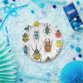 カブトムシ ペーパープレート (パーティー)