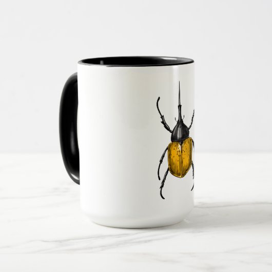 カブトムシ マグカップ (正面左)
