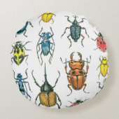 カブトムシ ラウンドクッション (裏面)