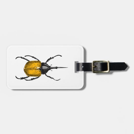 カブトムシ ラゲッジタグ (正面横)