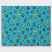 カブトムシ ラッピングペーパー (フラット)