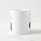 カブトムシ |故人のハンドブック ジャンボコーヒーマグカップ (正面)