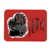 カブトムシ |故人のハンドブック マグネット (横)