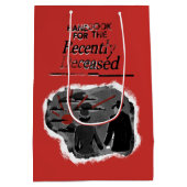 カブトムシ |故人のハンドブック ミディアムペーパーバッグ (裏面)