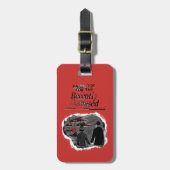 カブトムシ |故人のハンドブック ラゲッジタグ (正面縦)