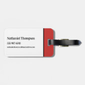 カブトムシ |故人のハンドブック ラゲッジタグ (裏面横)