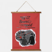 カブトムシ |故人のハンドブック 吊り下げ型タペストリー (正面)