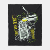 カブトムシ | "最も幽霊"マーキー フリースブランケット (正面)