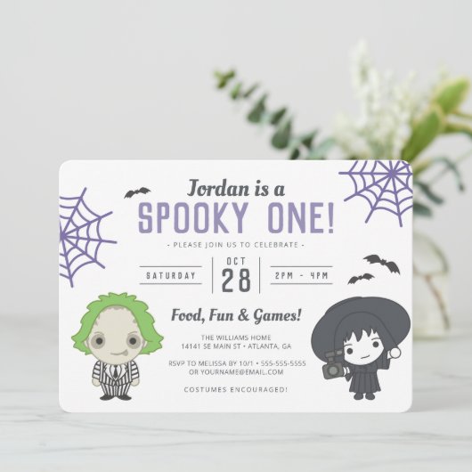 カブトムシ |最初不気味の1つの誕生日 招待状 (スタンド正面)