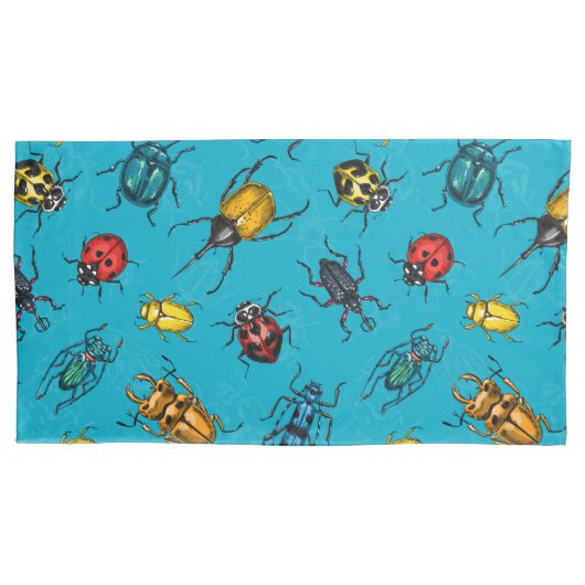 カブトムシ 枕カバー (正面左)