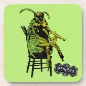 カブトムシ |椅子のカブトムシ コースター (正面)