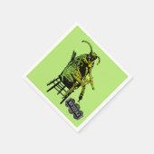 カブトムシ |椅子のカブトムシ スタンダードカクテルナプキン (角)