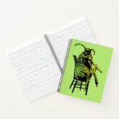 カブトムシ |椅子のカブトムシ ノートブック (内部)