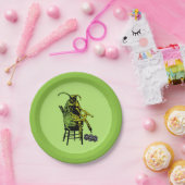 カブトムシ |椅子のカブトムシ ペーパープレート (パーティー)